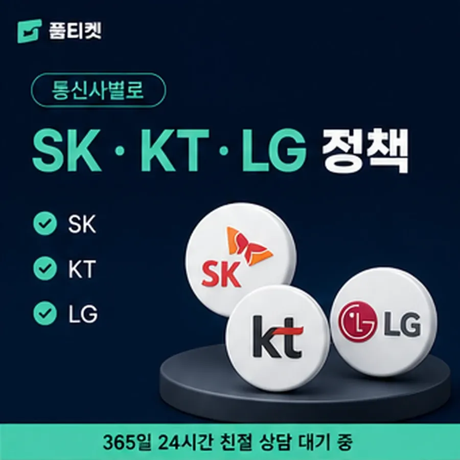 품티켓 페이코 회선의 소액결제 한도 일회 한도 보는 곳 안내 이미지